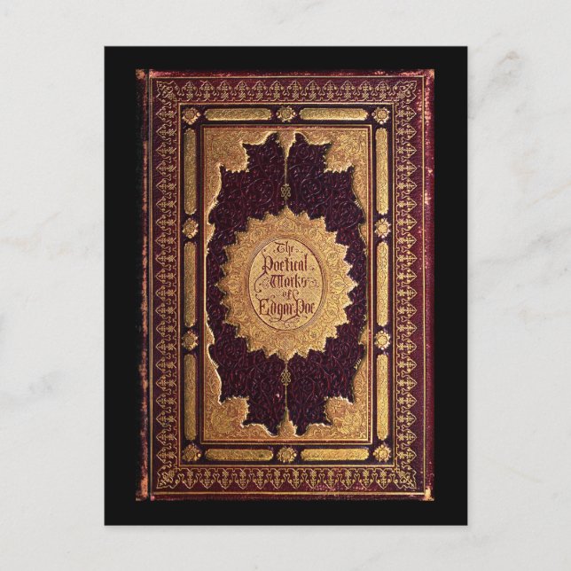 Carte Postale Antique Edgar Allan Poe (Devant)