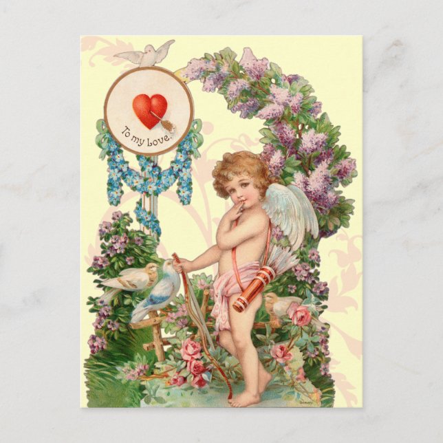 Carte postale Antique Valentine (Devant)
