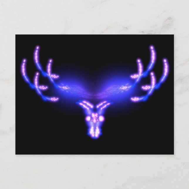 Carte Postale Antlers électriques (Devant)