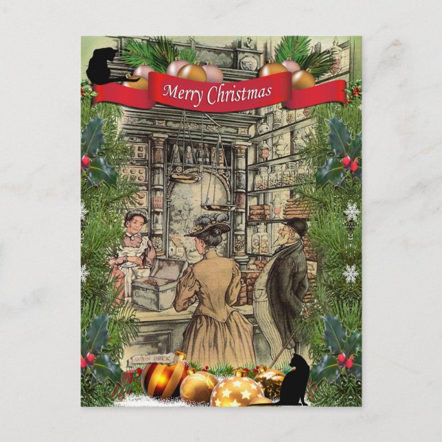 Carte postale Anton Pieck 'The Bakery' (Devant)