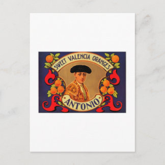 Carte Postale Antonio Sweet Valencia Oranges