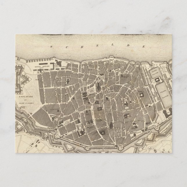 Carte Postale Anvers, Belgique (Devant)