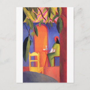 Carte Postale Août Macke - Café turc 1914 Café Türkisches