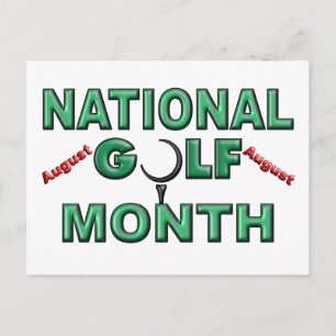 Carte Postale Août - Mois National Du Golf