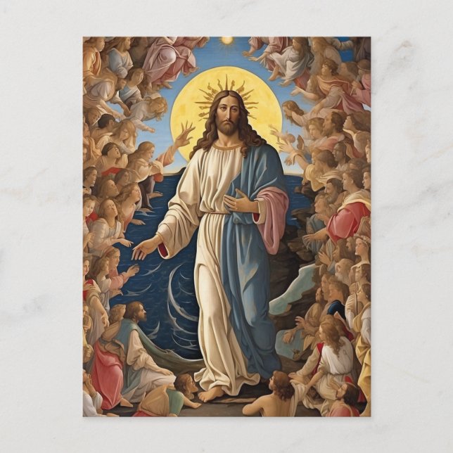 Carte Postale *~* AP50 Imaginaire Univers Jésus Peuple (Devant)