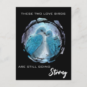 Carte Postale *~* AP54 Anniversaire d'art Inséparables hiver