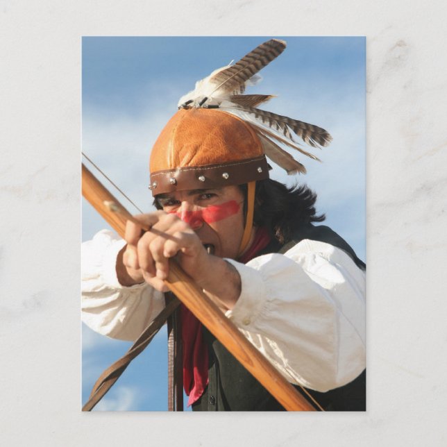 Carte Postale Apache Warrior (Devant)