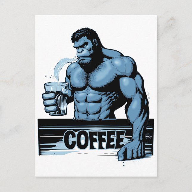 Carte Postale Ape café (Devant)
