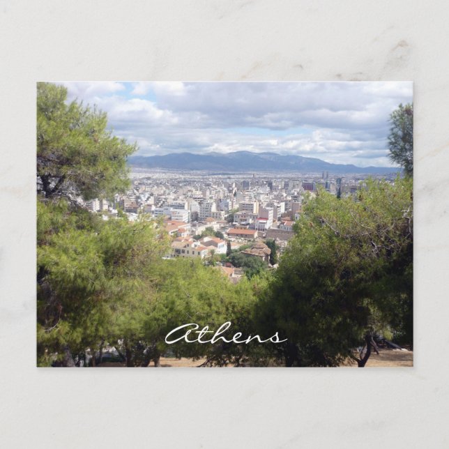 Carte Postale aperçu d'athènes (Devant)