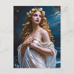 Carte Postale "Aphrodite : déesse de l'amour et de la lumière"