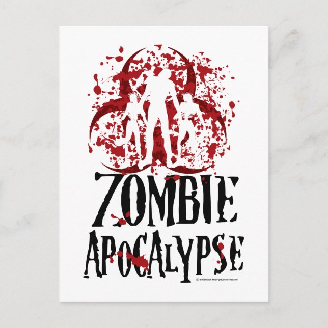 Carte Postale Apocalypse zombie (Devant)