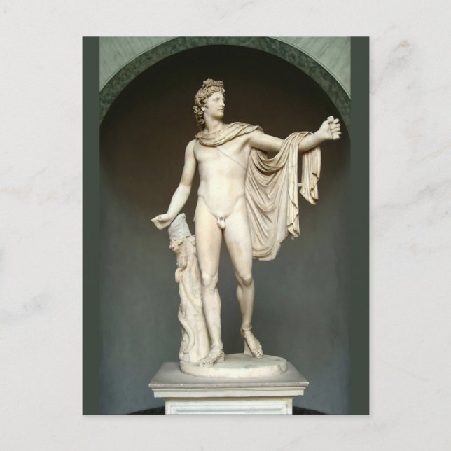 Carte Postale Apollo Belvedere (Devant)