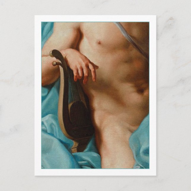 Carte Postale Apollo par Batoni (Devant)