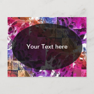 Carte Postale Apophyse Fractal Art - Modèle web d'araignée