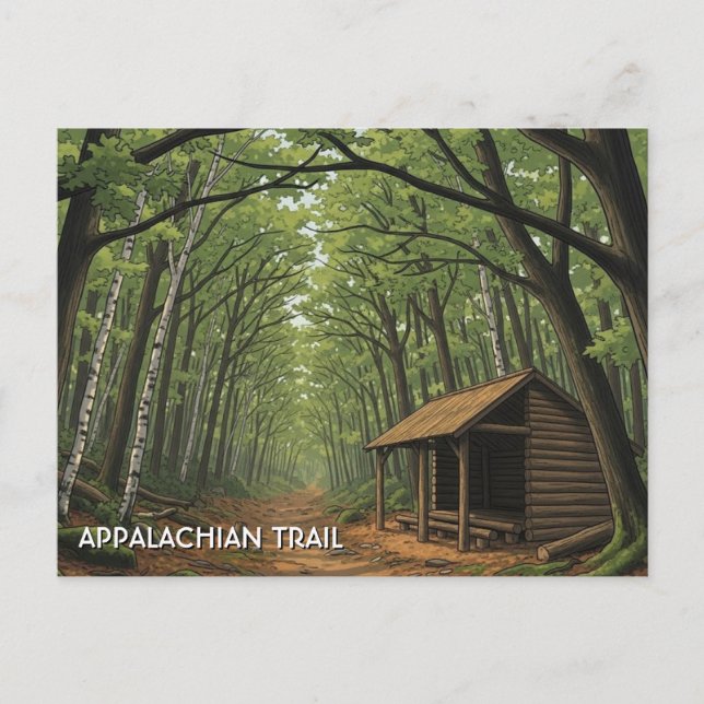 Carte Postale Appalachian Trail Travel (Devant)
