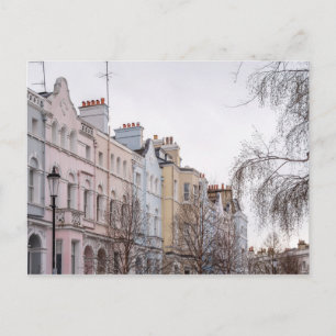 Carte Postale Appartements colorés de Notting Hill à Londres