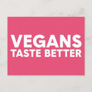Carte Postale Appel Vegan