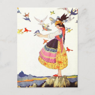 Carte Postale Appeler Les Oiseaux