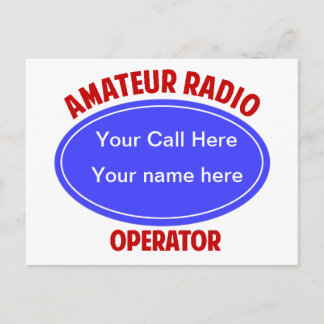 Carte Postale appeler QSL