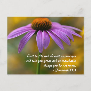 Carte Postale Appelle-moi et je te répondrai et te dirai grand