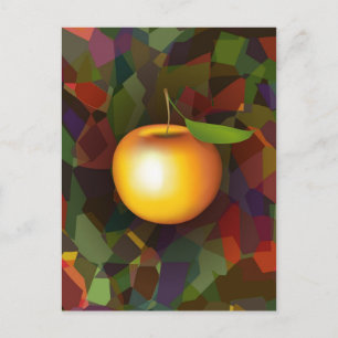 Carte Postale Apple 3-d