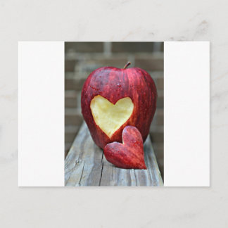 Carte postale Apple Heart