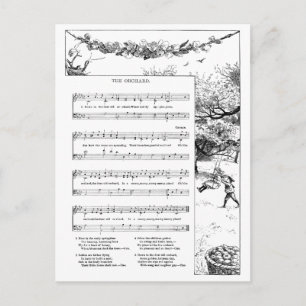 Carte Postale Apple Orchard Song