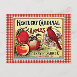 Carte postale Apple vintage