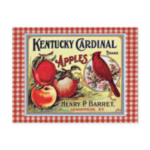 Carte postale Apple vintage