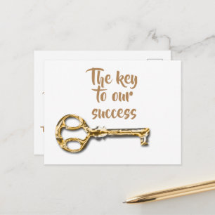 Carte Postale Application de remerciement pour employés, clients