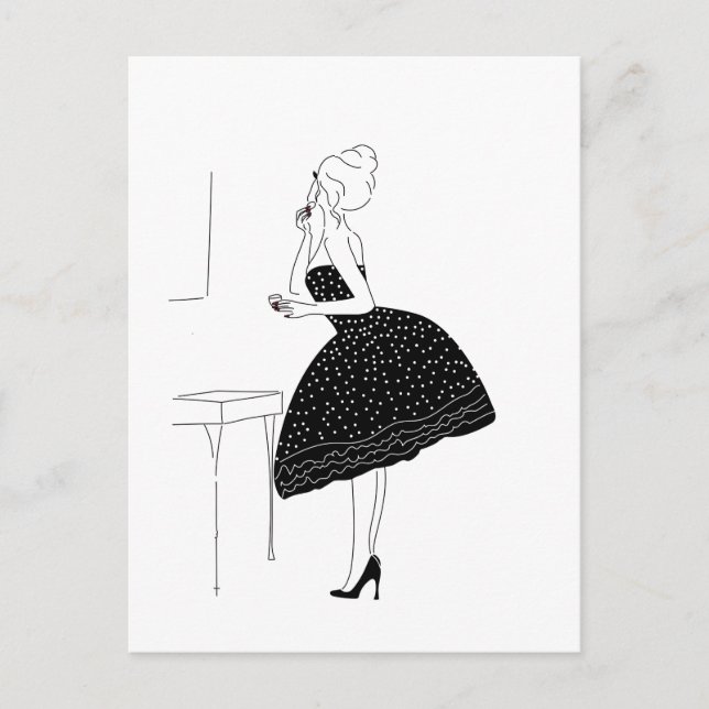 Carte Postale Appliquer le parfum où vous voulez être baisé faux (Devant)