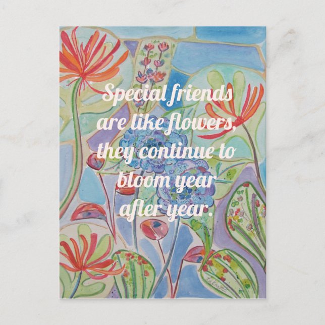 Carte Postale Appréciation de l'amitié (Devant)