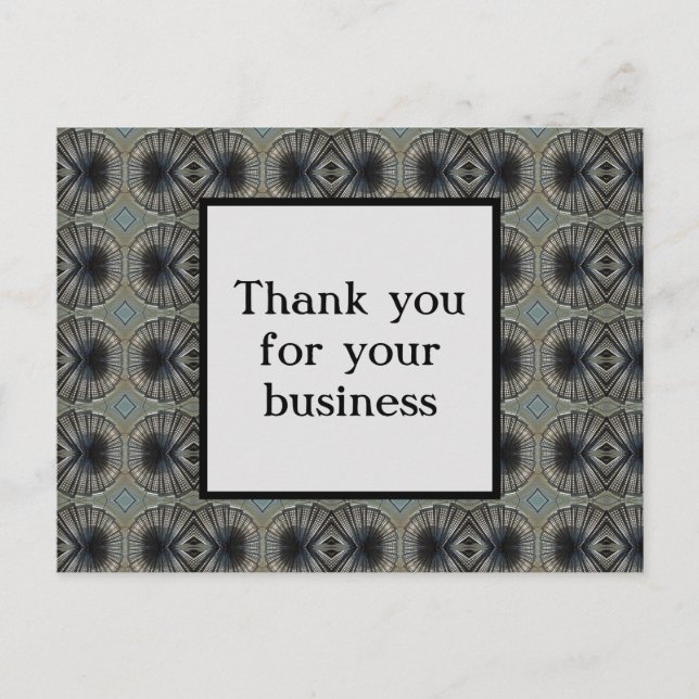 Carte Postale Appréciation des clients du Merci d'affaires moder (Devant)