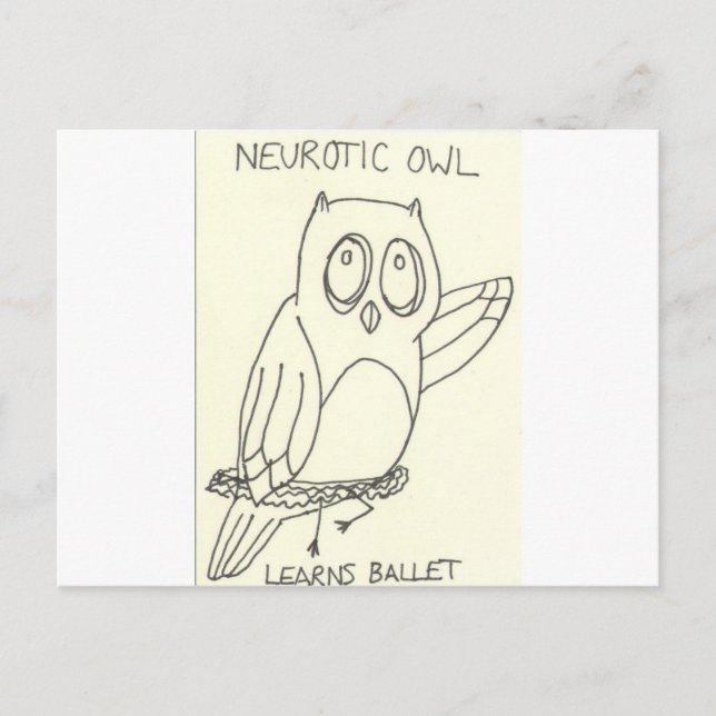 Carte Postale . . . apprend ballet (Devant)