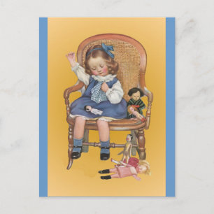 Carte Postale Apprendre À Coudre