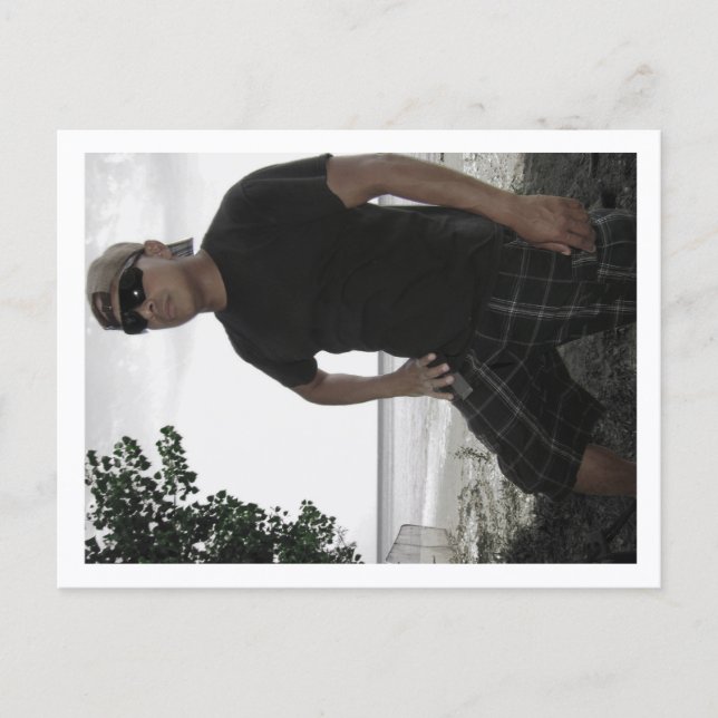 Carte Postale Approachable Wolf Post Card Print (Devant)