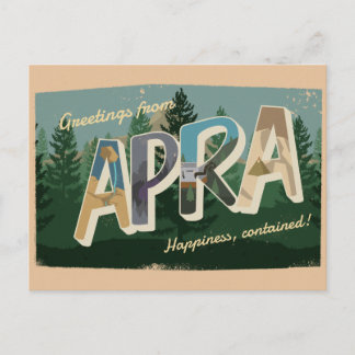 Carte postale APRA