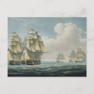 Carte Postale Après la bataille de Trafalgar, le 21 octobre 1805