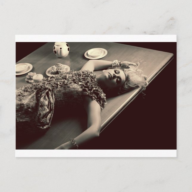 Carte Postale Après la fête du thé (Devant)