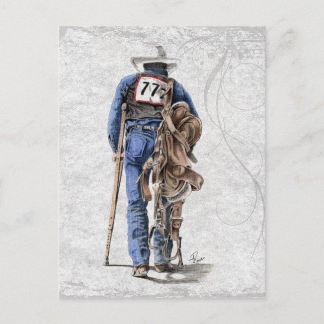 Carte Postale Après le rodéo (Devant)