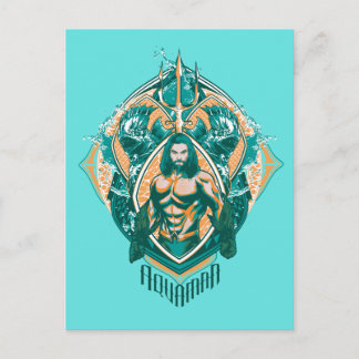 Carte Postale Aquaman | Aquaman & Trenchers Graphique