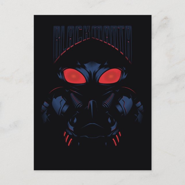 Carte Postale Aquaman | Black Manta Shadowy Graphic (Devant)