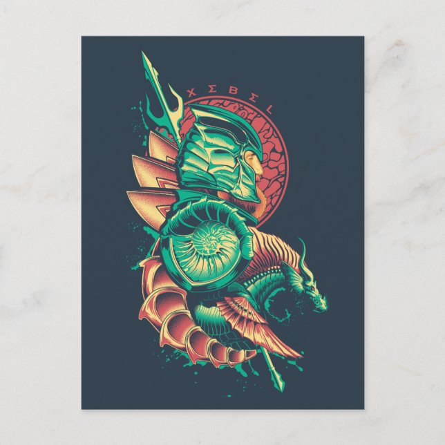 Carte Postale Aquaman | Xebel King Nereus Graphic (Devant)