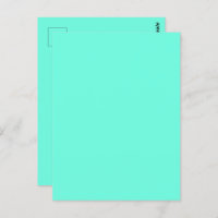 Aquamarine bleu vert Turquoise couleur solide