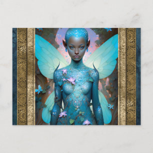 Carte Postale Aquamarine Fairy Imaginaire Art