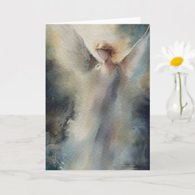 Carte postale Aquarelle Angel : Bles inspirés de l (Petite plante)
