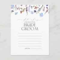 Aquarelle bleu Dusty Fleur sauvage Date Idées