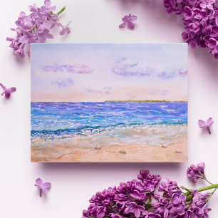 Carte Postale Aquarelle des îles Caïmans