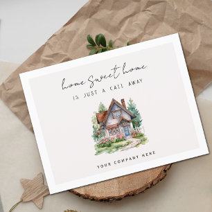Carte Postale Aquarelle Maison Maison Realty Fermage