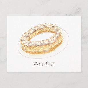 Carte Postale Aquarelle Paris-Brest